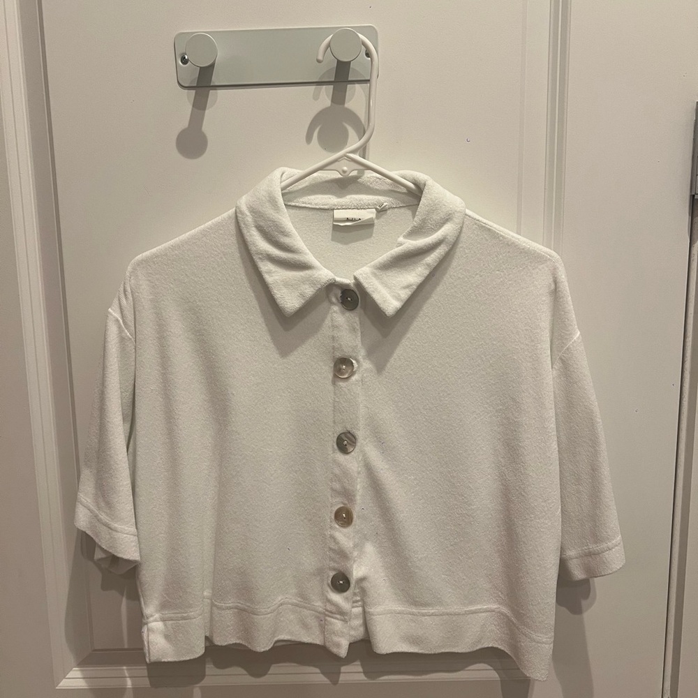 Terry cloth NIA button down